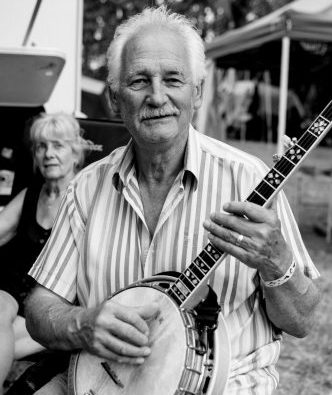 An old American representing the History and Heritage of the American Banjo
