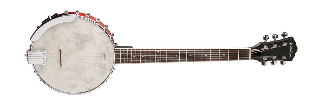 Picture of the Washburn Americana Series B6-A 6-string Open Back Banjo