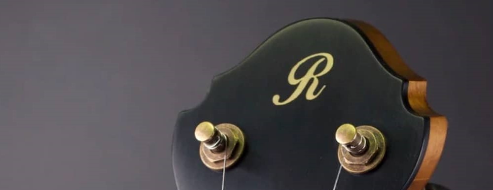 Rickard Trademark on a banjo